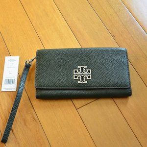 Tory Burch Britten Smartphone Wallet Poblano